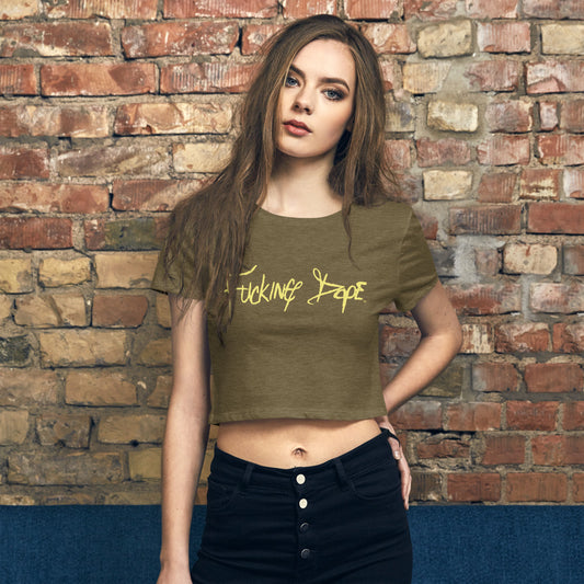 Fucking Dope Women’s Crop Tee